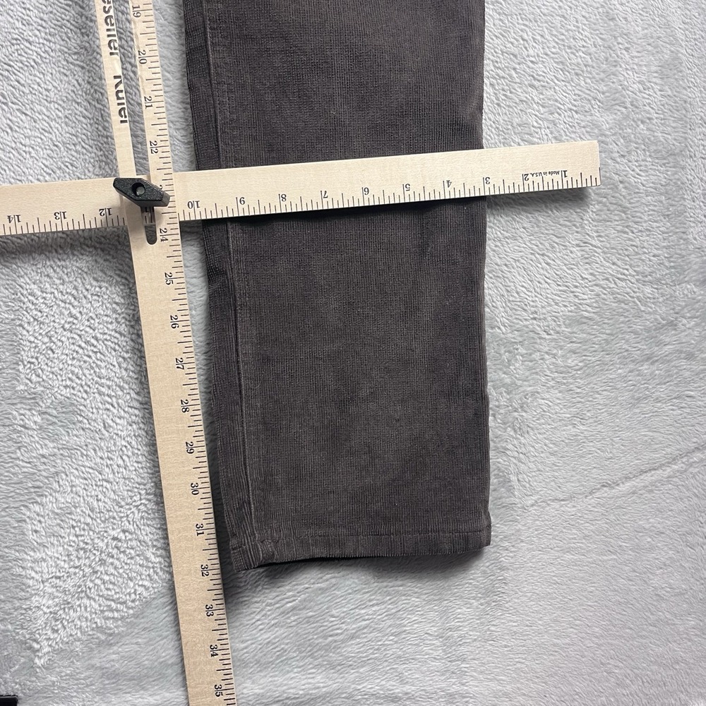 Flint And Tinder Corduroy Pants Slim Fit Dark Brown Stretch Comfort Mens 30x32 - Picture 7 of 12